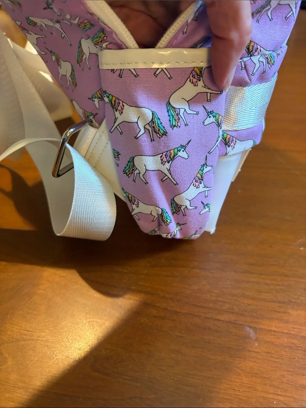 NOBO Kids Unicorn Mini Backpack - Lavender & White
